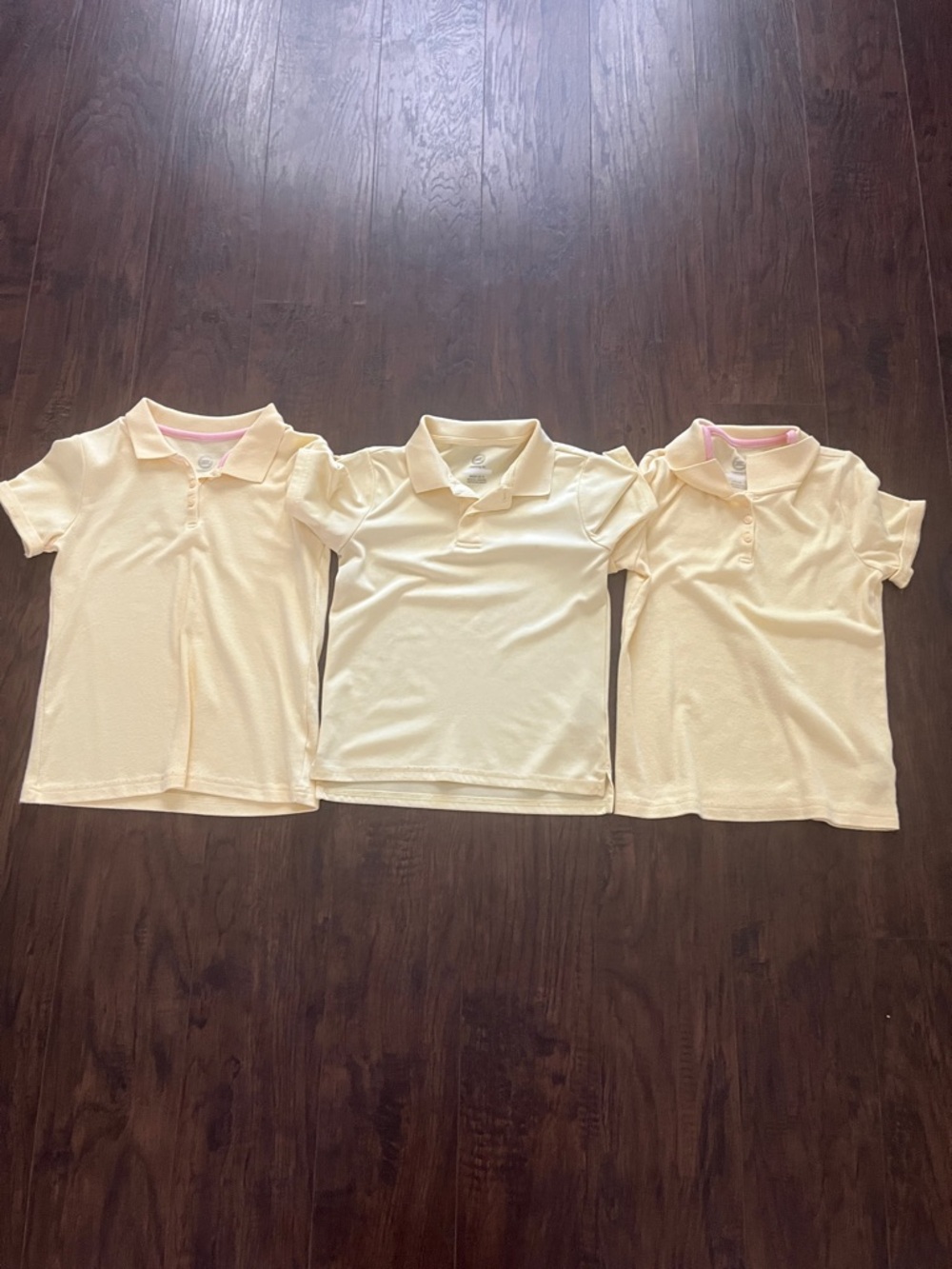 wonder nation Cream Short Sleeve Polo Trio - Light Neutral